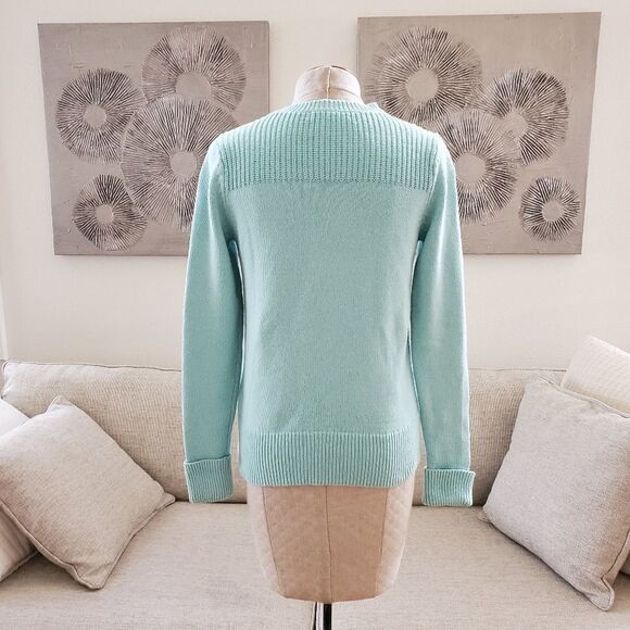 Nordstrom Button Placket Sweater size Small in Mint - Picture 6 of 10
